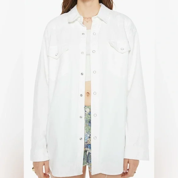 MOTHER Exes and Ohs Button Down Shirt - Picture 1 of 5